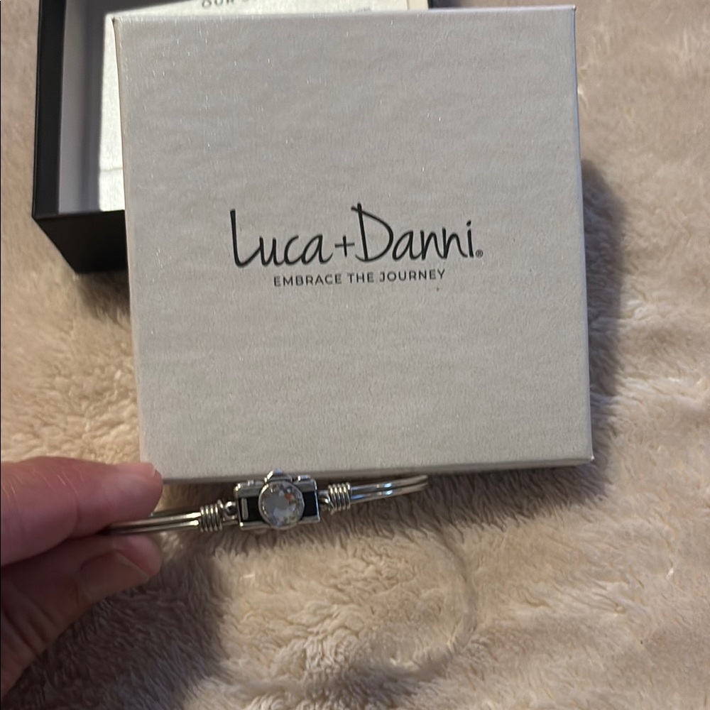 Luca + Danni Silver and White Bracelet